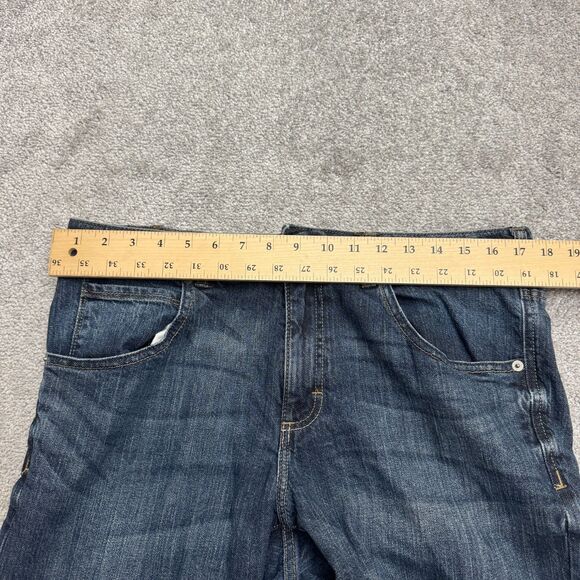 Lee Modern Series L342 Straight Leg Denim jeans 34x32 Blue Dark Wash Casual - Picture 9 of 15